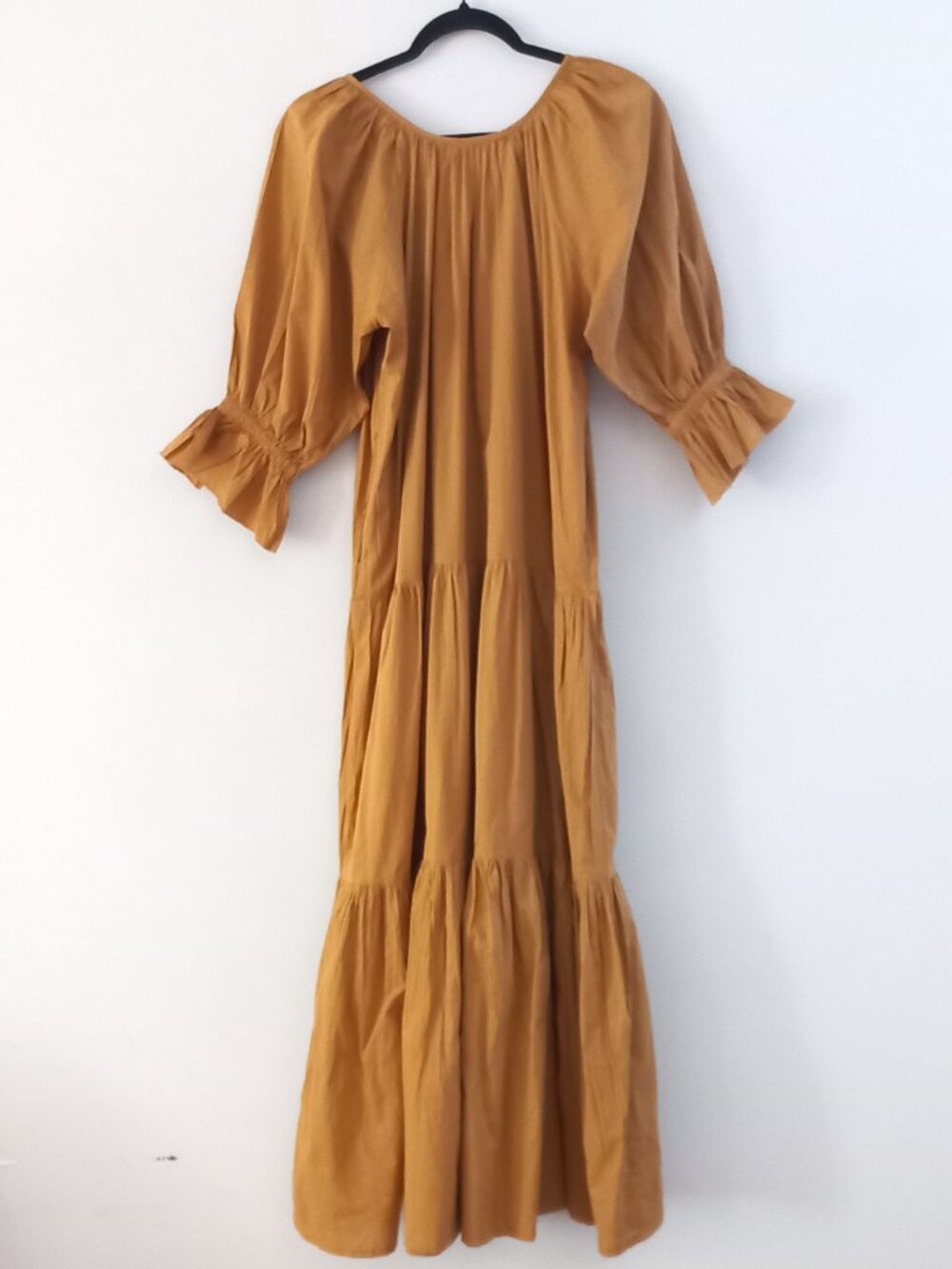 DAUGHTERS OF INDIA camel brown cotton dress - Picture 6 of 10